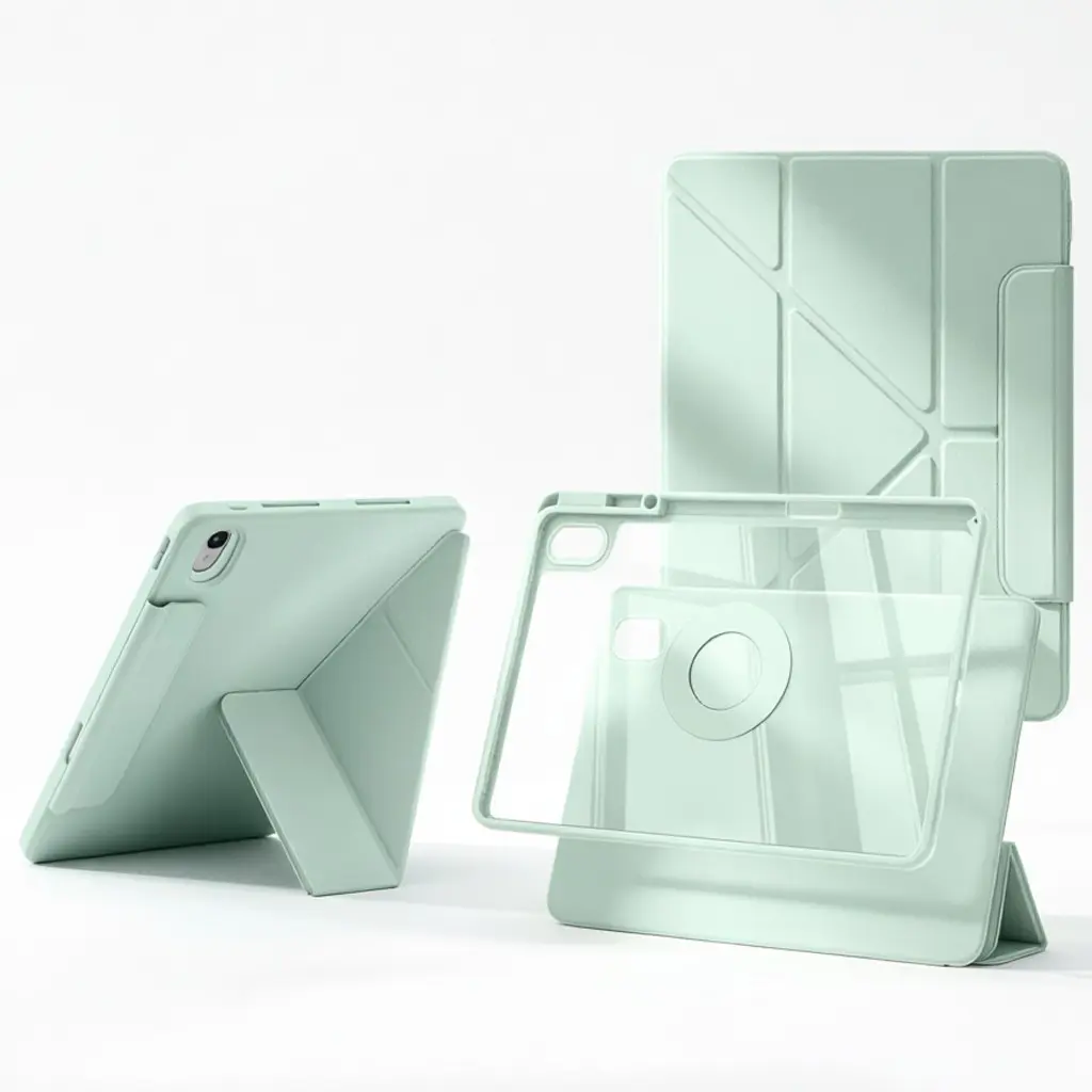 Detachable Magnetic Case for HUAWEI MatePad 11.5" 2026, MatePad Air 12" & MatePad Pro 12.2". Features Pencil Holder with Charging Support, Clear Hard PC Back, Auto Wake/Sleep, Trifold & Y Stand.