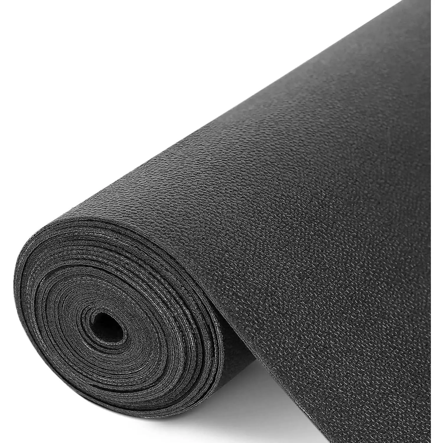 Shelf Liner for Cabinets, Drawer Non Adhesive Non Slip Foam Mat for Kitchen, Pantry, Bathroom, Cupboard, Garage, Closet, Shelves, Drawer, Tool Box, Black 11.8 x 59 inches