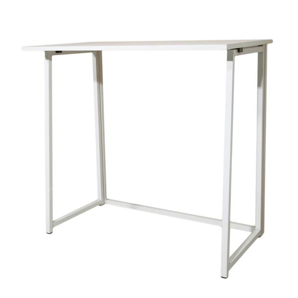 Simple Collapsible Computer Desk White, Gaming Office Writing Work Desk for Home Office, Study, Bedroom, Work from Home,High quality and premium materials,The Modern Concise Style