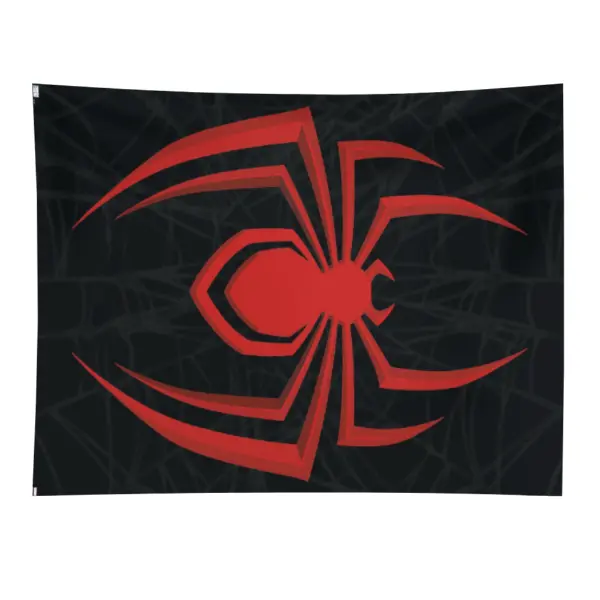 Spider Tapestry, Decorative Tapestry, Spider Logo Design Wall Hanging, Great for Living Room, Bedroom, Office Backdrop, Creative Gifts for Kids, Perfect Home Decoration and Photo Props