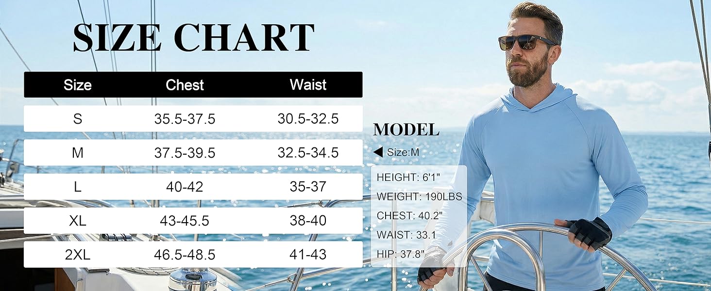 3 Pack Men's Fishing Shirts UPF 50+ Long Sleeve Sun Hoodie UV Protection Lightweight Rash Guard Swim Shirt