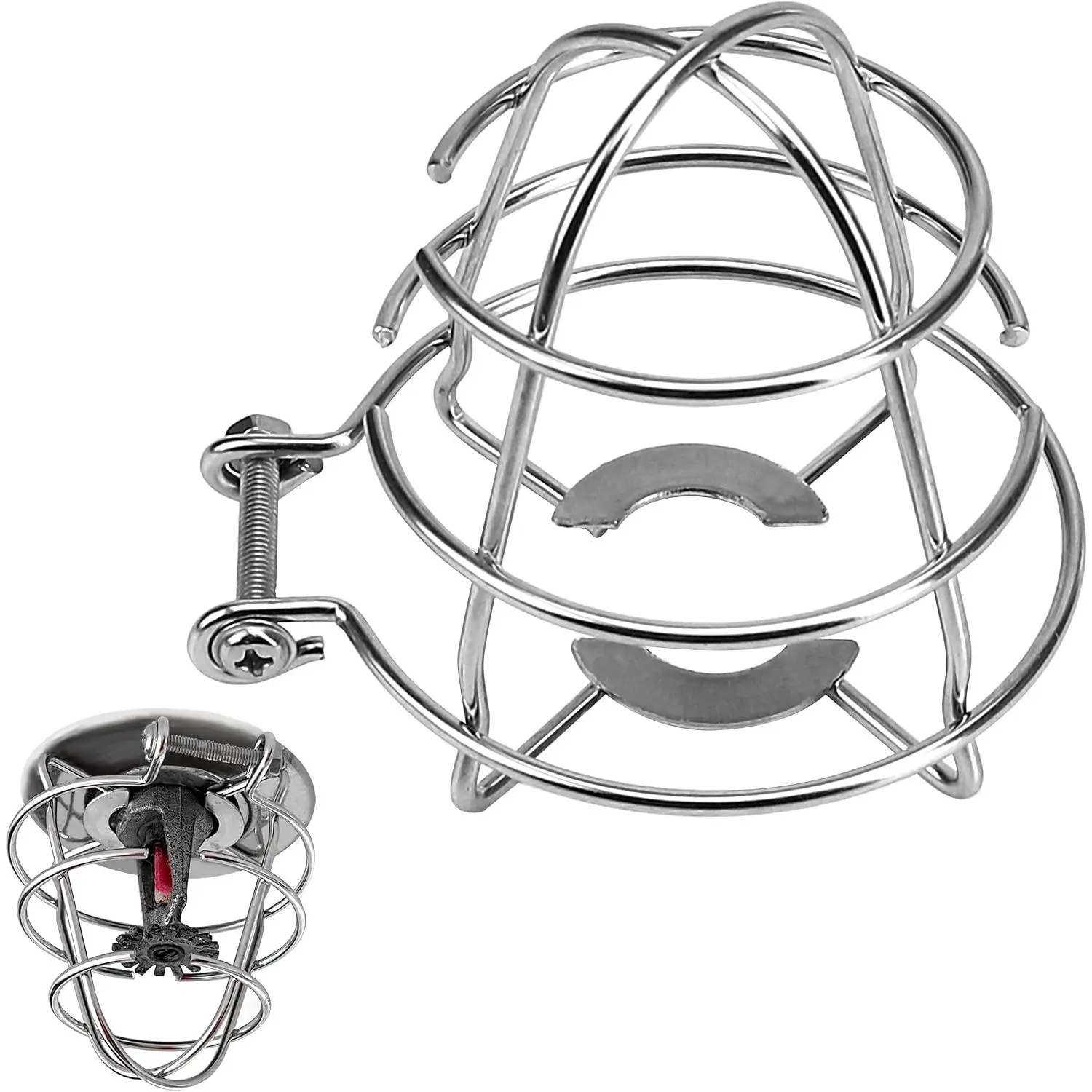 Fire Sprinkler  Guard Cover for Both 1/2" & 3/4" Inch Sprinkler  for Protecting Flush Mount & Side Wall & Semi-Recessed Sprinkler  Bracket Fire Extinguishing System
