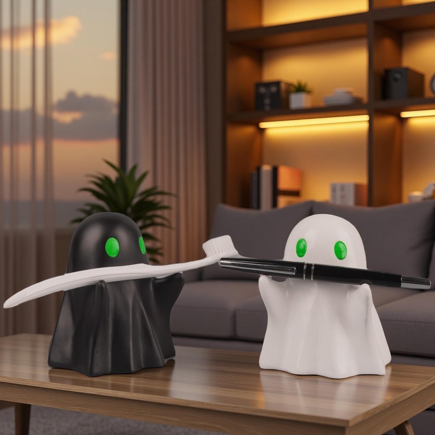 Resin Desk Organizer Sunglasses Holder Pen Stand Eyeglass Display Piggy Bank Home Office Decor