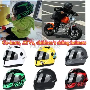 New children's motorcycle helmet safety full-face helmet mountain bike ATV full-face helmet four-season outdoor sports riding