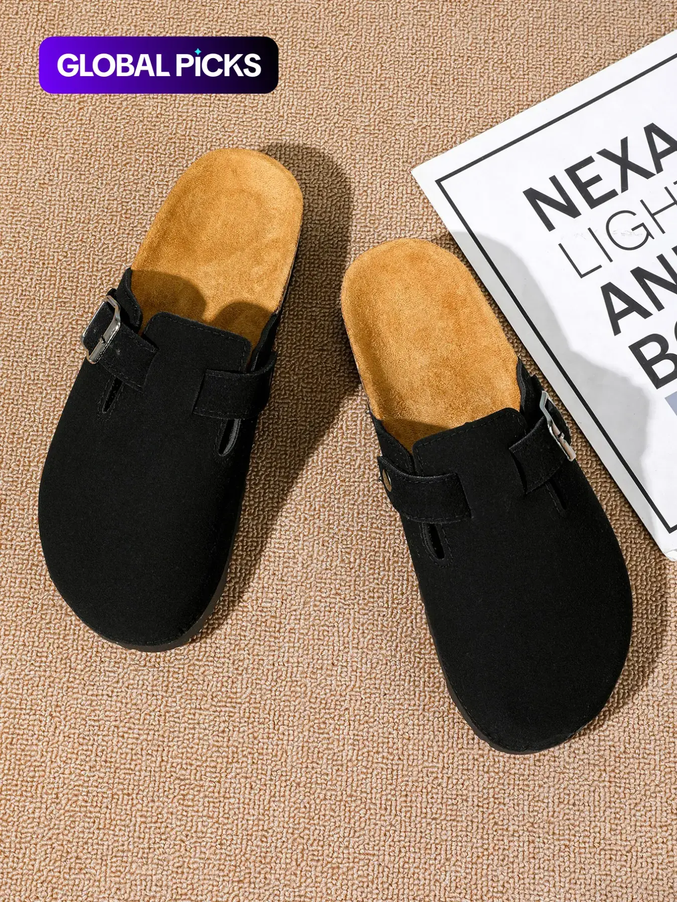 Men's Plus Size Slippers, Comfortable Lining, Thick Non-Slip Rubber Soles, Half-Wrapped Slippers, Arch Support Outdoor Beach Slippers for Home Wear, Fashion Summer Clogs, Casual Clogs for Women