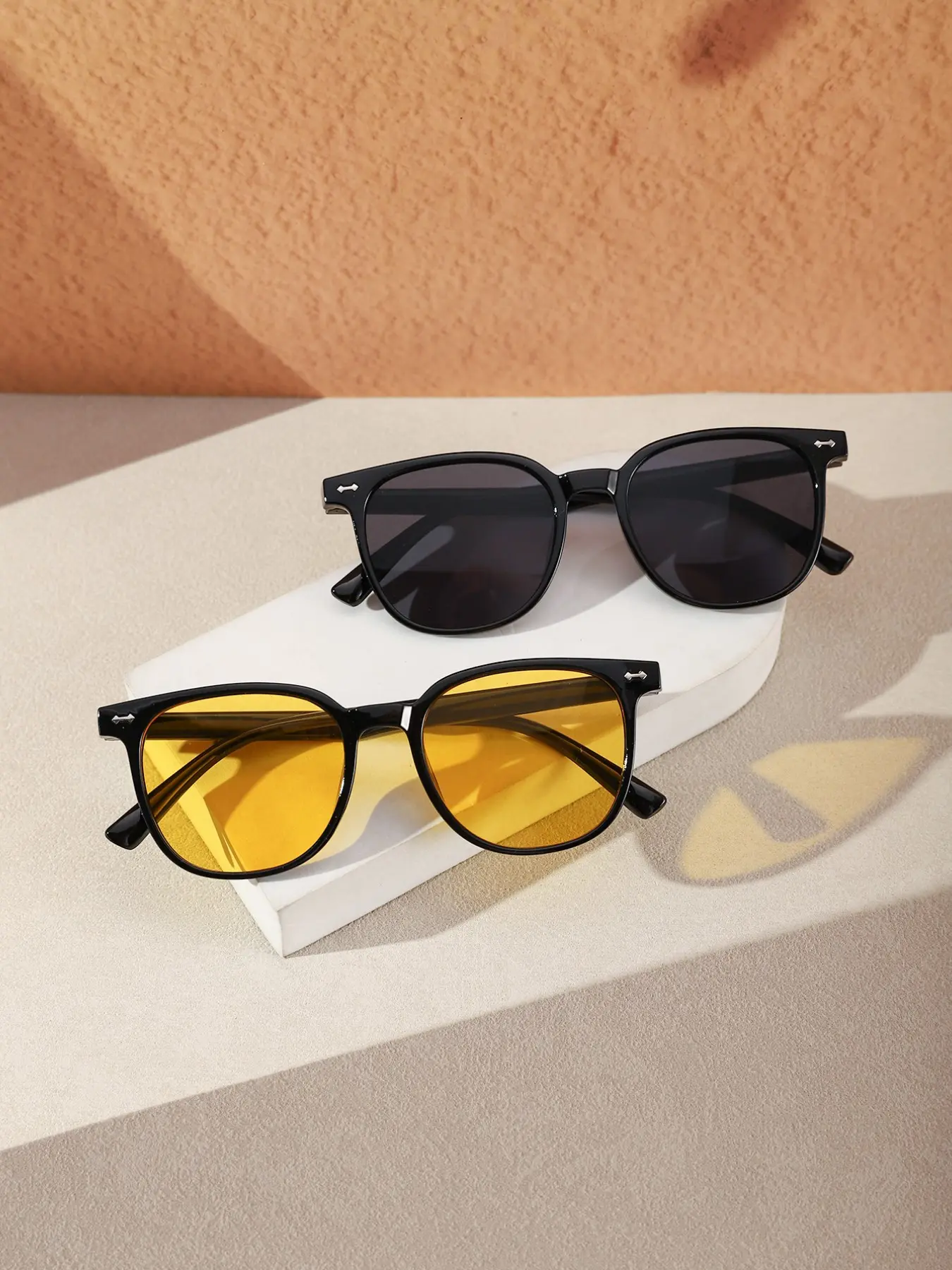 Women’s leopard-pattern UV100 sunglasses, // lenses, flexible PC frame, all seasons, casual style, non-photochromic