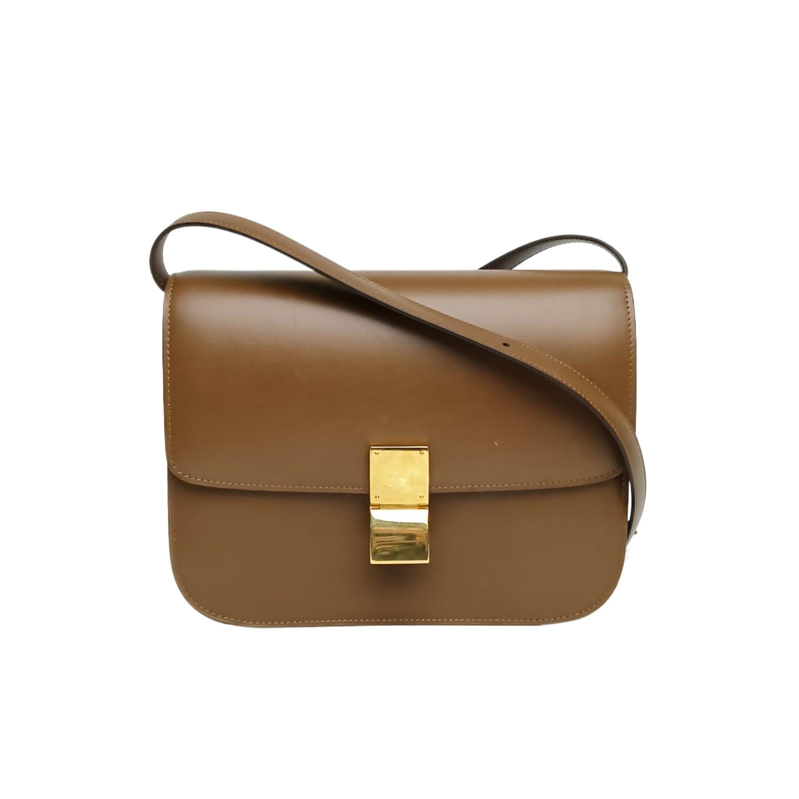 Pre-owned Celine 【Diz】CELINE Classic Box Medium Size Pristine