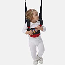Baby Walking Harness Breathable Handheld Kids Toddler Helper Assistant Adjustable Infant Walker Help Baby Walk Stand Up Child Learning Belt for 8-24 Month Old Babies Activity (Blue)