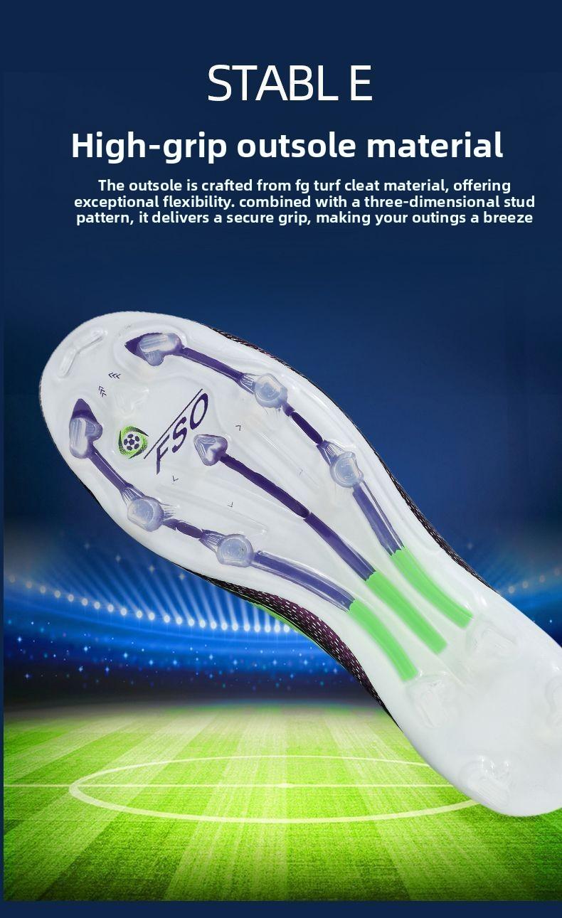 Football shoes for teenagers, student football shoes for both men and women, TF cleats, AG long spikes