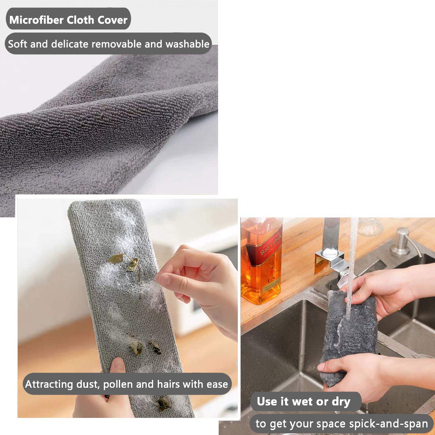 Retractable crevice dusting brush,soft bristles,comes with 2 microfiber dusting cloths,ergonomic design,multi-purpose,retractable microfiber,suitable for bedroom, kitchen, living room,outdoor use,high ceiling,cleaning supplies,duster Dryer Vent Cleaner Retractable crevice dusting brush,soft bristles,comes with 2 microfiber dusting cloths,ergonomic design,multi-purpose,retractable microfiber,suitable for bedroom, kitchen, living room,outdoor use,high ceiling,cleaning supplies,duster Dryer Vent Cleaner