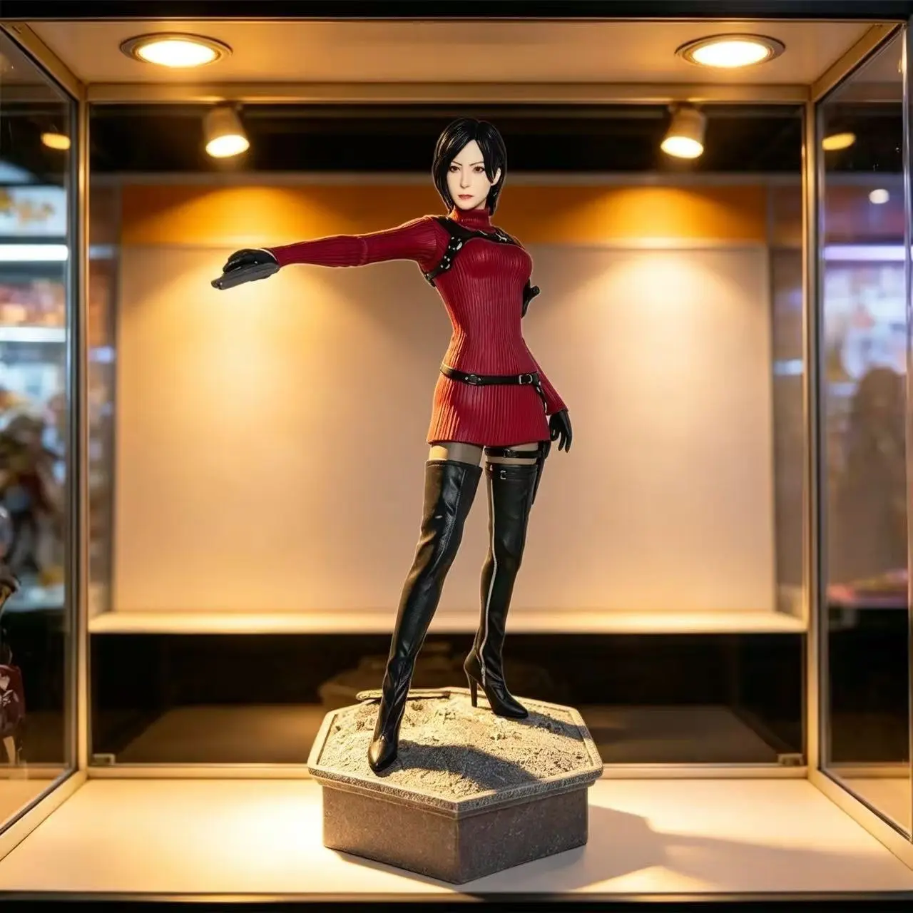 Resident Evil Action Figure Ada Wong Aunt Hunter Gk Statue, Desktop Collectible Model, Trendy Toy Accessory, Perfect Gift for Fans