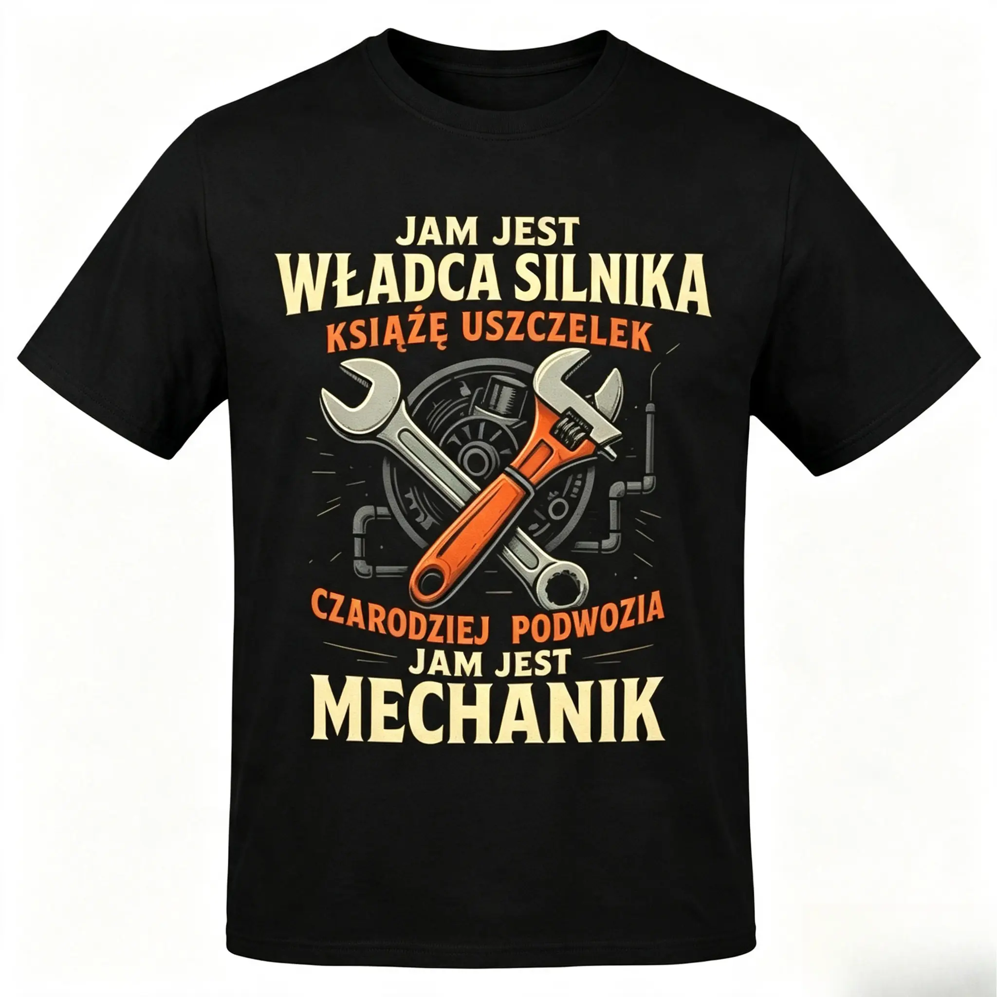 Vintage Mechanic Wrench Garage Tool Graphic Cotton T-Shirt, Oversized Comfort Fashion Outfit, Funny Technician Casual Top, Perfect Valentine’s Day Holiday Gift for Lovers, Family, Friends for Him Her