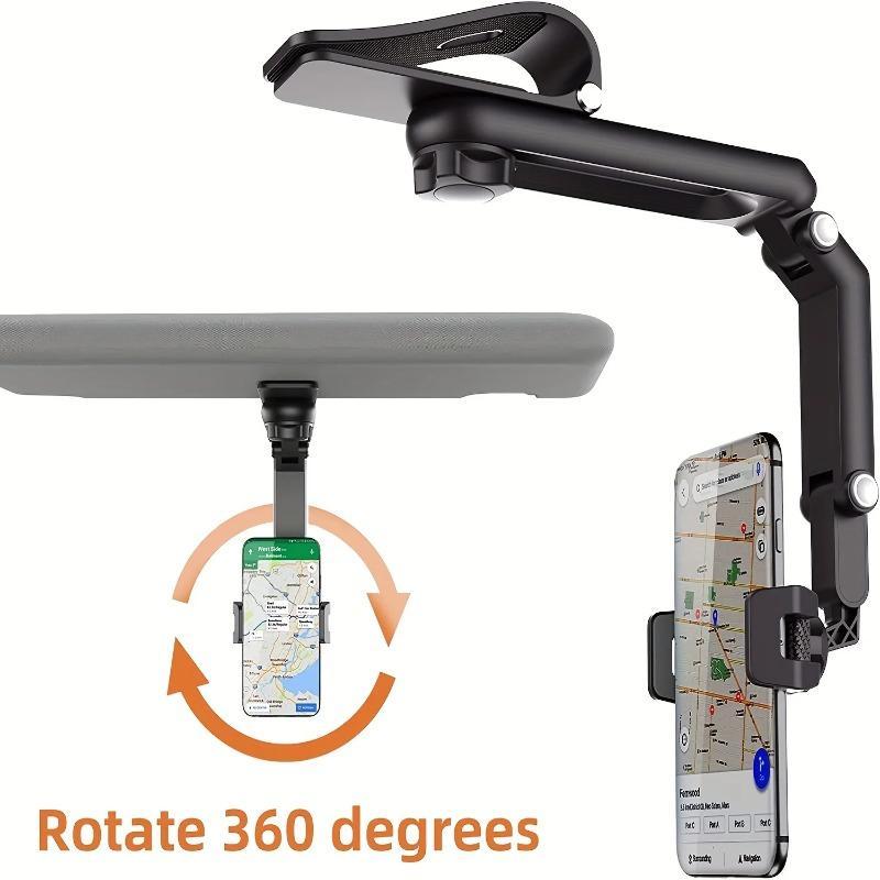 Multi-Functional Car Phone Holder Sun Visor Navigation Rack for Direct View GPS Easy Installation No Tool Required Perfect for Drivers  Christmas Supplies