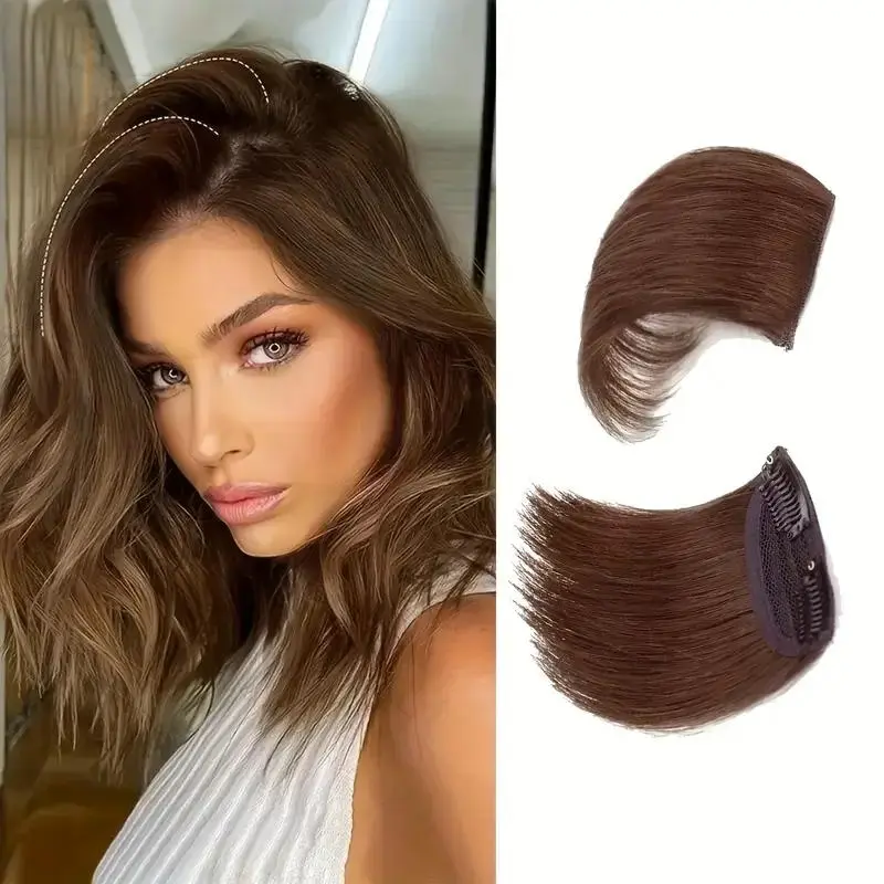 Invisible Clip-In Hairpiece for Thin Hair, Synthetic Hair Extension for Volume and Fullness, Easy-To-Use Daily Hair Supplement