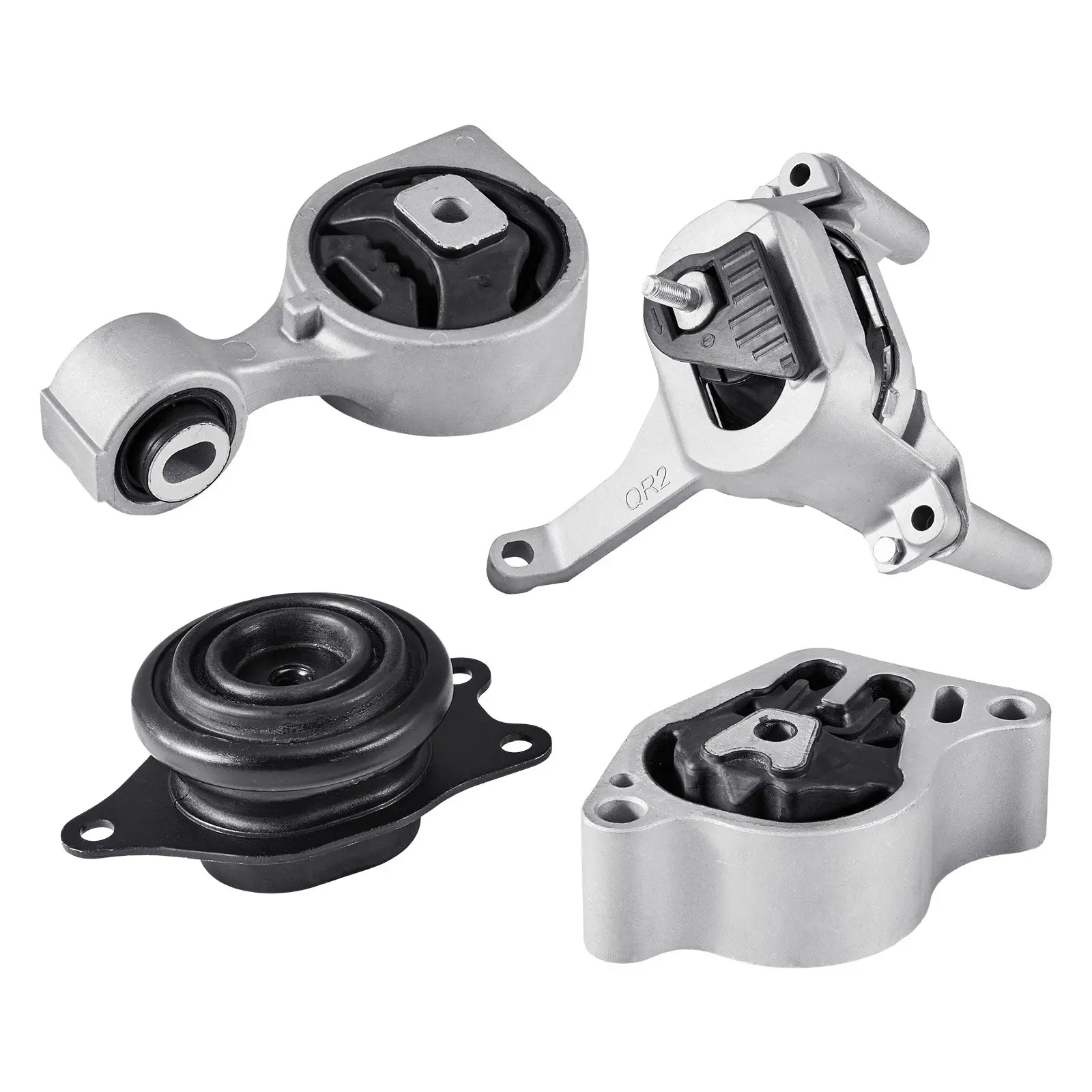 【DealsForYouDays】VEVOR Engine and Transmission Motor Mount Kit Replacement, Set of 4, Compatible with 2007–2017 Nissan Altima 2.5L L4, Replace OE# A4350, A4353, A4340, A4339, Secure Support