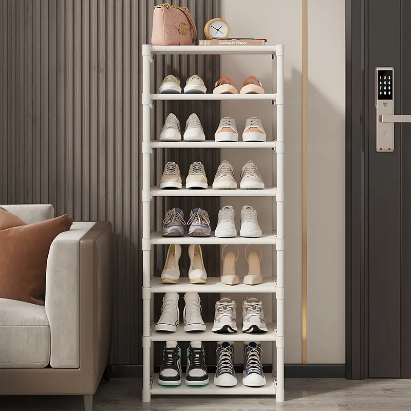 Shoe Rack, Large Capacity Shoe Storage Rack, Dustproof Shoe Organizer, Shoe Display Rack, Home Organizer for Living Room Bedroom, Entryway Shoe Rack