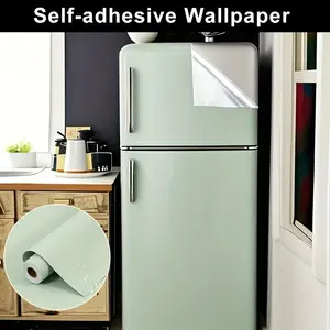 Light Fridge Wallpaper, Dark Cabinet Sticker, Blue Kitchen Sticker, Self-Adhesive Wall Paper, Living Room, Bedroom, Dining Room