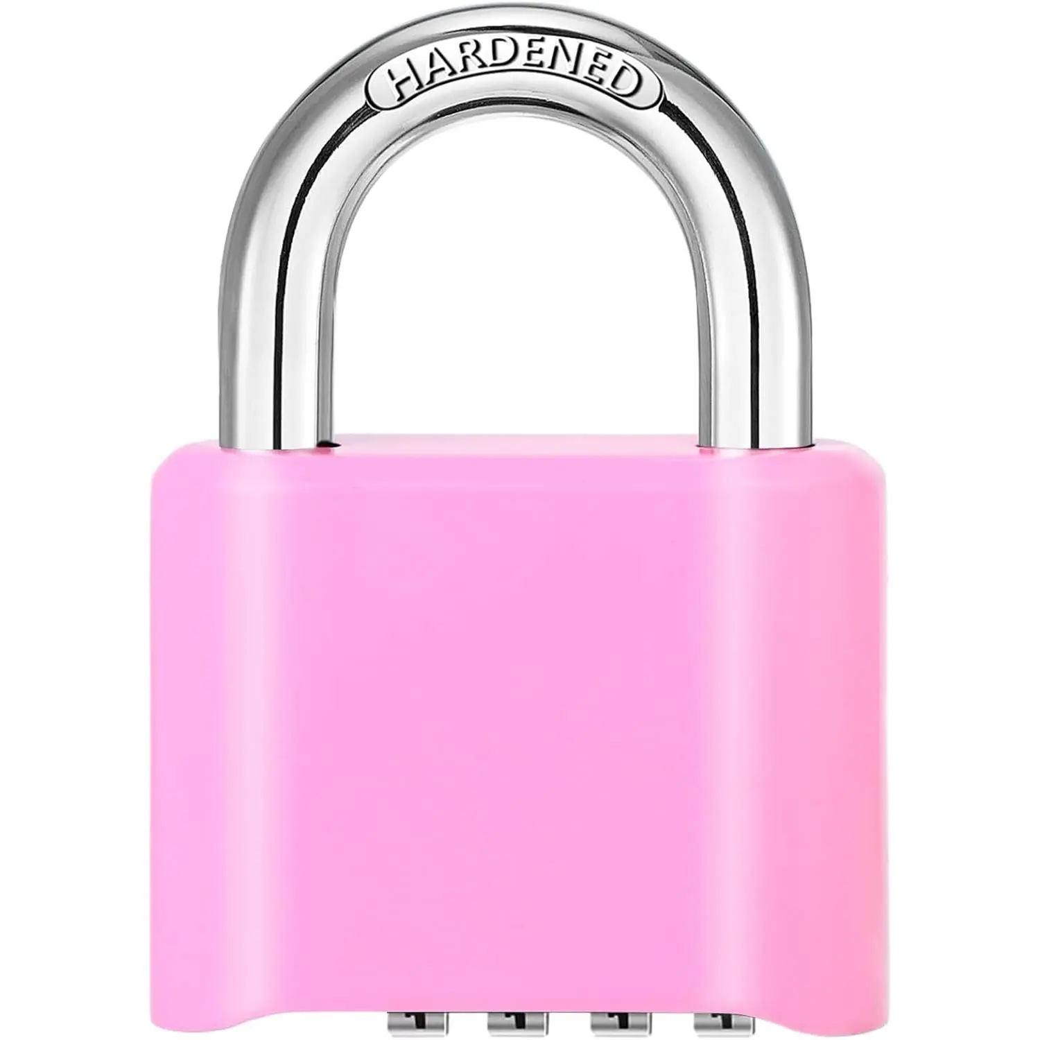 4-Digit Combination Lock Outdoor Padlock - Heavy Duty Locker Lock with Hardened Steel Shackle,  Combo Lock for Gym Locker, Hasp Storage, Shed, Fence, Gate (,1Pcs)