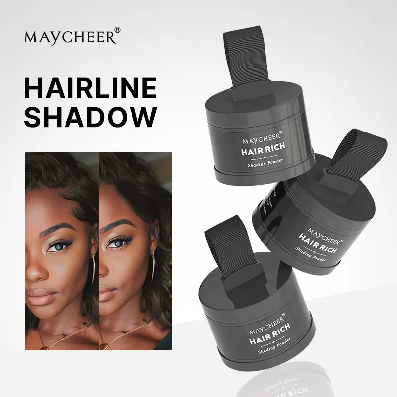 Hairline Shadow Powder, 30 Shades, Dry Hair Concealer, Forehead Fill, Waterproof and Sweat-proof Hair Dye