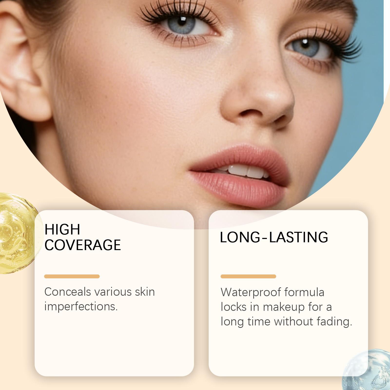 Medium Tone Soft Mist Gradient Concealer, Natural Lightweight Long-Lasting Coverage, Perfect for Smooth Skin Finish, Ideal for Daily Use