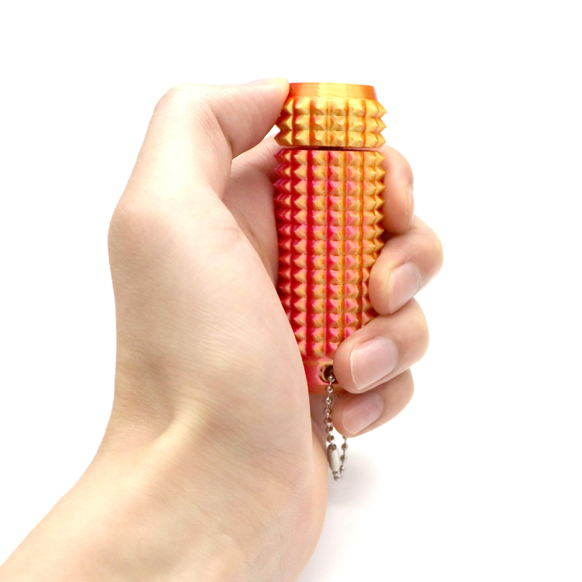 Fidget Toys,3D Printed Fidget Toys, Pain Stim Fidget Toy Reduce Stress for Adults,Anxiety Relief Pain Stim,Spiky Fidget Keychain for Anxiety and Stress Reduction