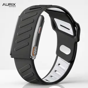 Unisex Screenless Smart Health Bracelet, ECG Heart Rate SpO2 HRV Sleep Activity Tracker, Bluetooth App Sync Waterproof Health Band, Birthday Holiday Gift