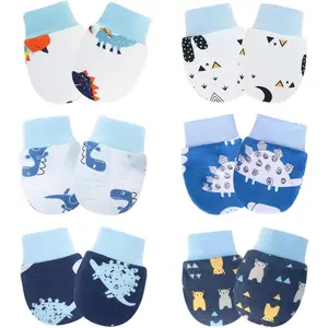 Baby Mittens No Scratch Mittens Infant Soft Gloves Mittens  0-6 Months Boys Girls New model
