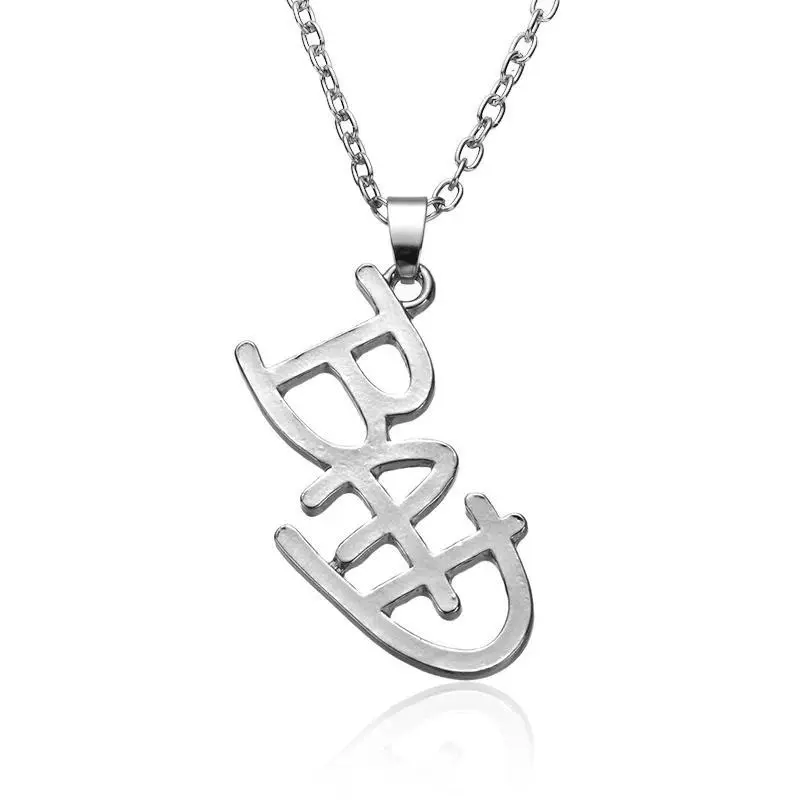 Michael Jackson BAD Necklace Rock Roll Everlasting Classic MJ Pendant Hot Charm Punk Jewelry