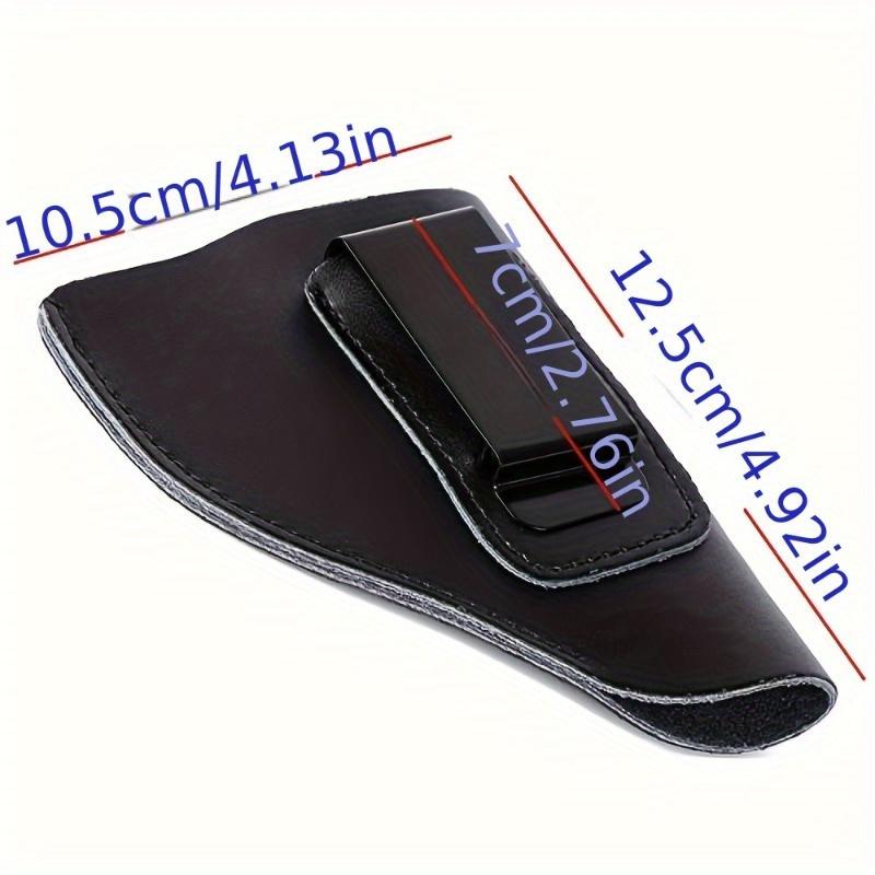 Comfortable Cowhide Holster for Concealed Carry Frame Revolver in Soft Breathable PU Leather for All-Day Wear Survival Kit