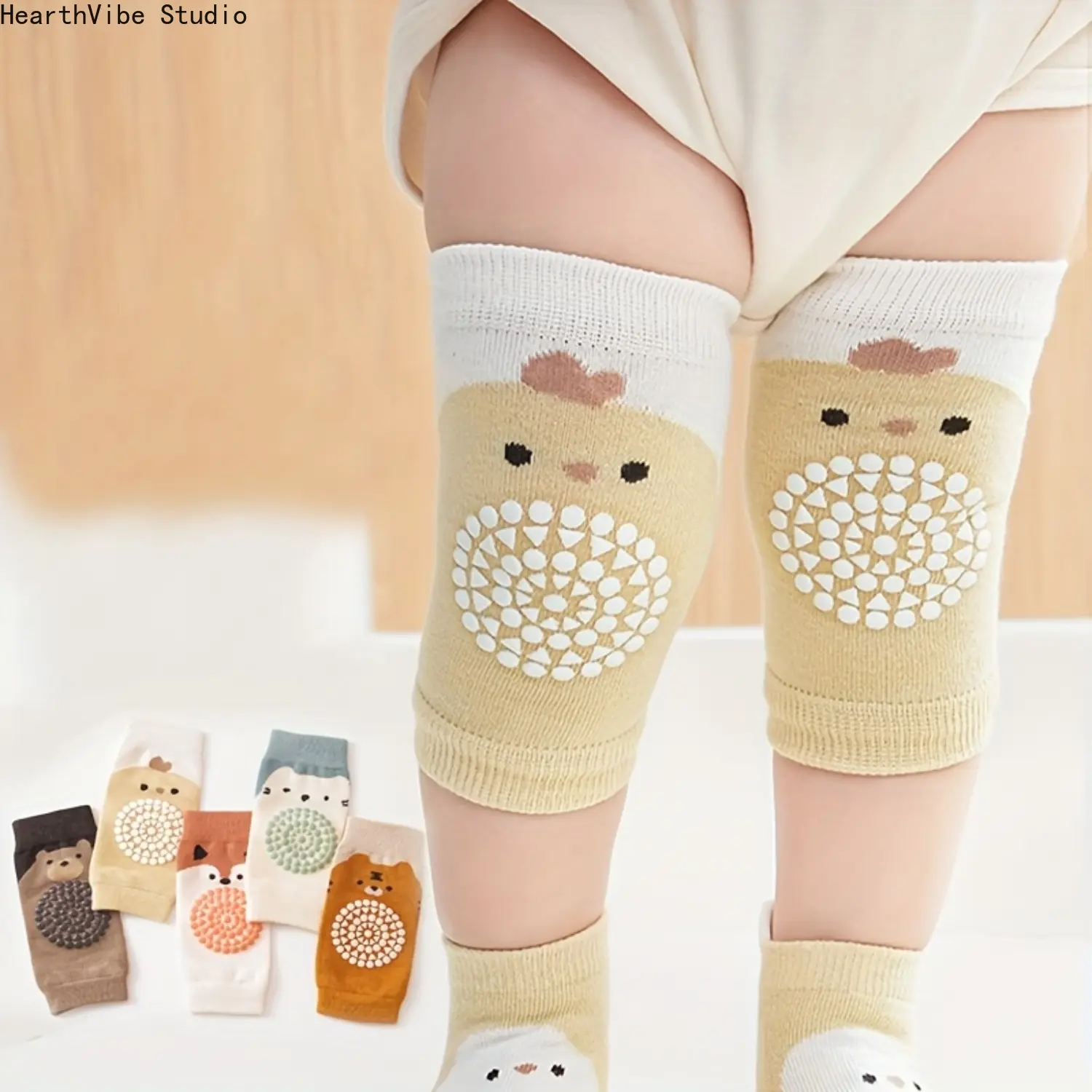 5 Pairs of Baby Socks for Crawling And Walking, Knee Socks for Infants, Long Tube Socks for Babies