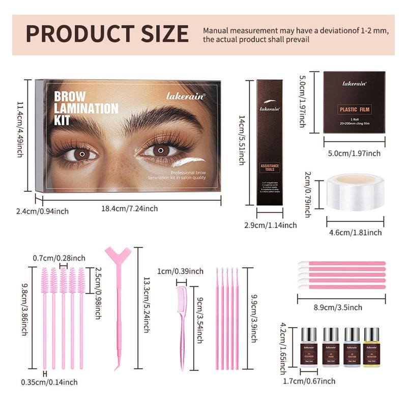 Eyebrow Perming Kit, Eyebrow Lifting Kit, Professional Eyebrow Care Products for Women & Girls, Eye Brow Makeup Products, Cosmetic, Eyebrow Set