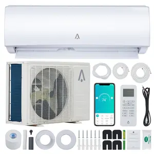 High-Efficiency WiFi Mini Split Air Conditioner & Heat Pump – 24,000 BTU, 19.5 SEER2, Ductless Wall-Mounted System, R454B Inverter, Pre-Charged, Installation Kit, 208/230V, Cools & Heats up to 1500 Sq. Ft