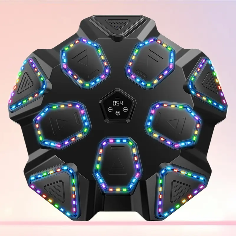 Adjustable Smart Musical Boxing Wall Target Home Electronic Fitness Punch Trainer Parent-Child Gear For Adults & Kids