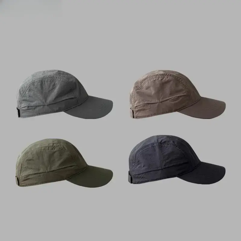 Vintage Mesh Sports Snapback Baseball Cap - Lightweight Quick-Drying, Breathable Durable Plastic-Adjustable 1-Size Hat for Men - Outdoor Sun Protection for Running, Travel, Casual Wear