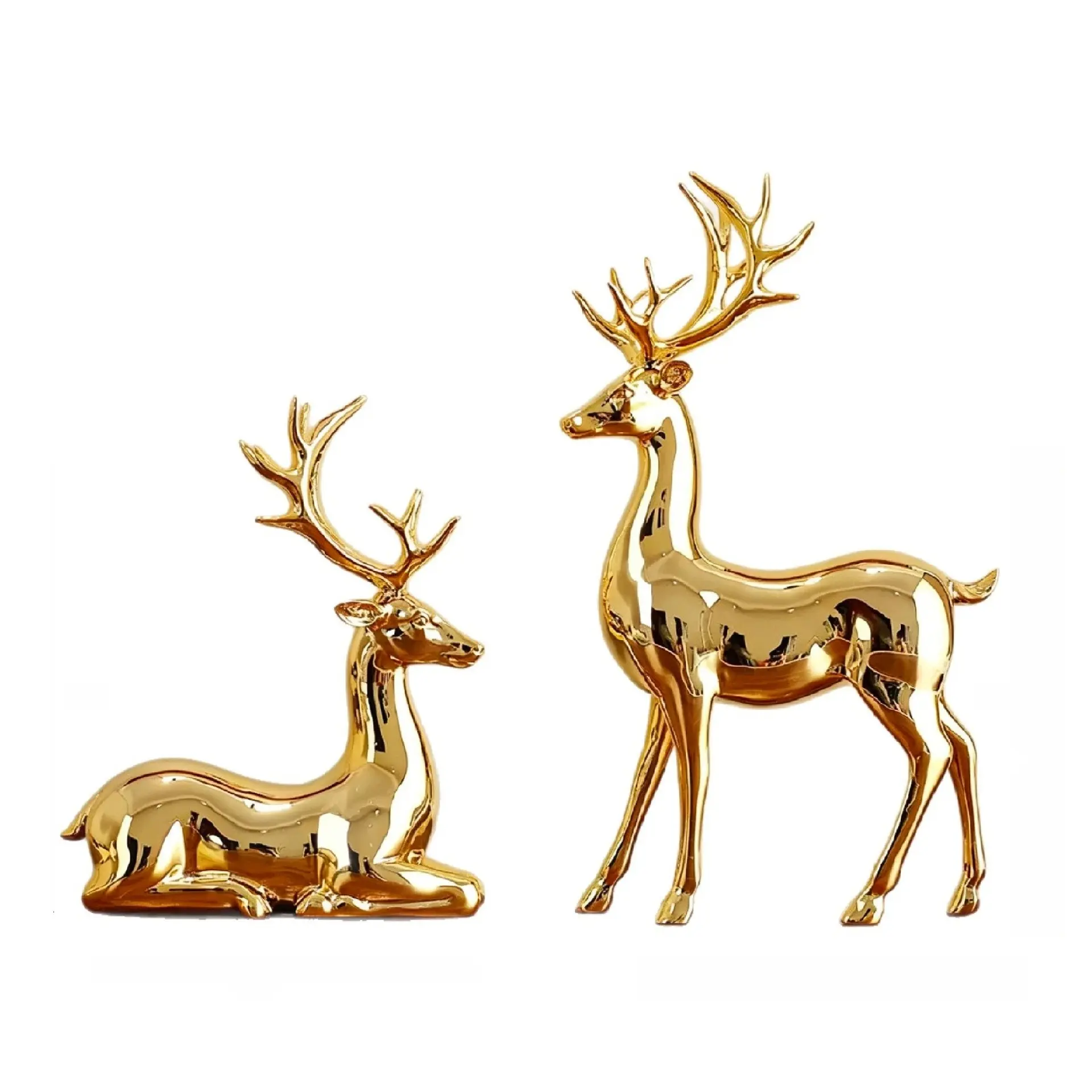 Modern Minimalist Resin Deer Sculpture, Office Desk Decor, Feng Shui Attraction, Entryway Ornament, Trendy New Arrival, Statues