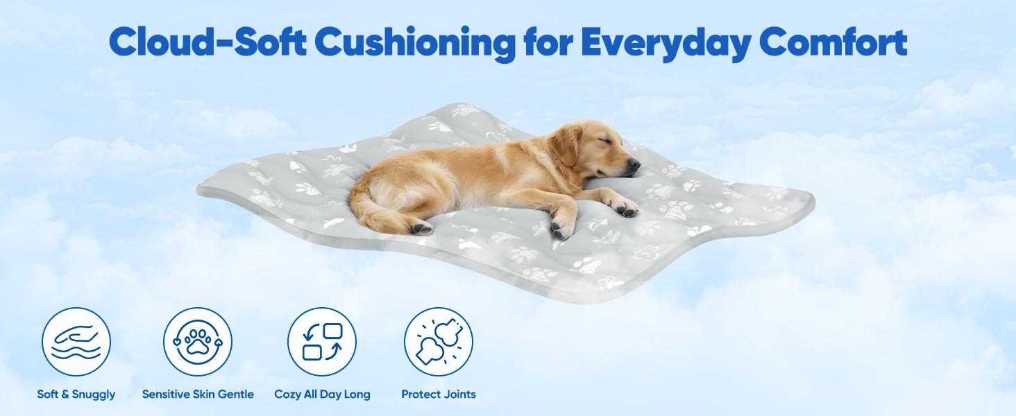 Super-Absorbent Cooling Mat for Dogs 44"x32" Arc-Chill 3.0 & Color-Changing Dog Cooling Mat, Stay Cool & Dry, Washable, Non-Slip Pet Bed Mat for Floors, Sofas, Kennels