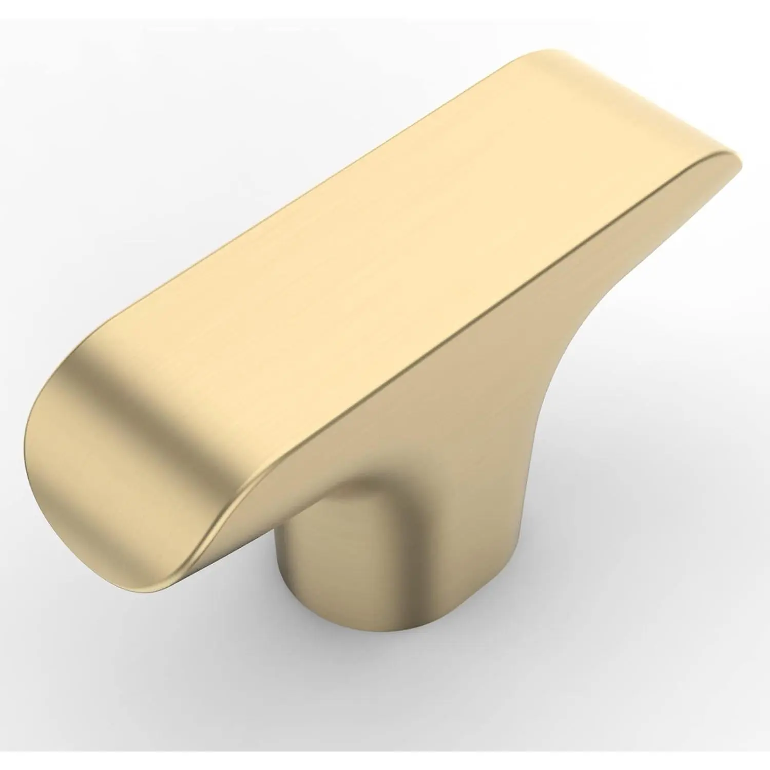 10 Pack Brushed Brass Cabinet Knobs 2 Inch(50MM) Kitchen Cabinet Pulls Drawer Knob, Knob for Dresser Drawers, Knobs and Pulls for Bathroom Cabinets