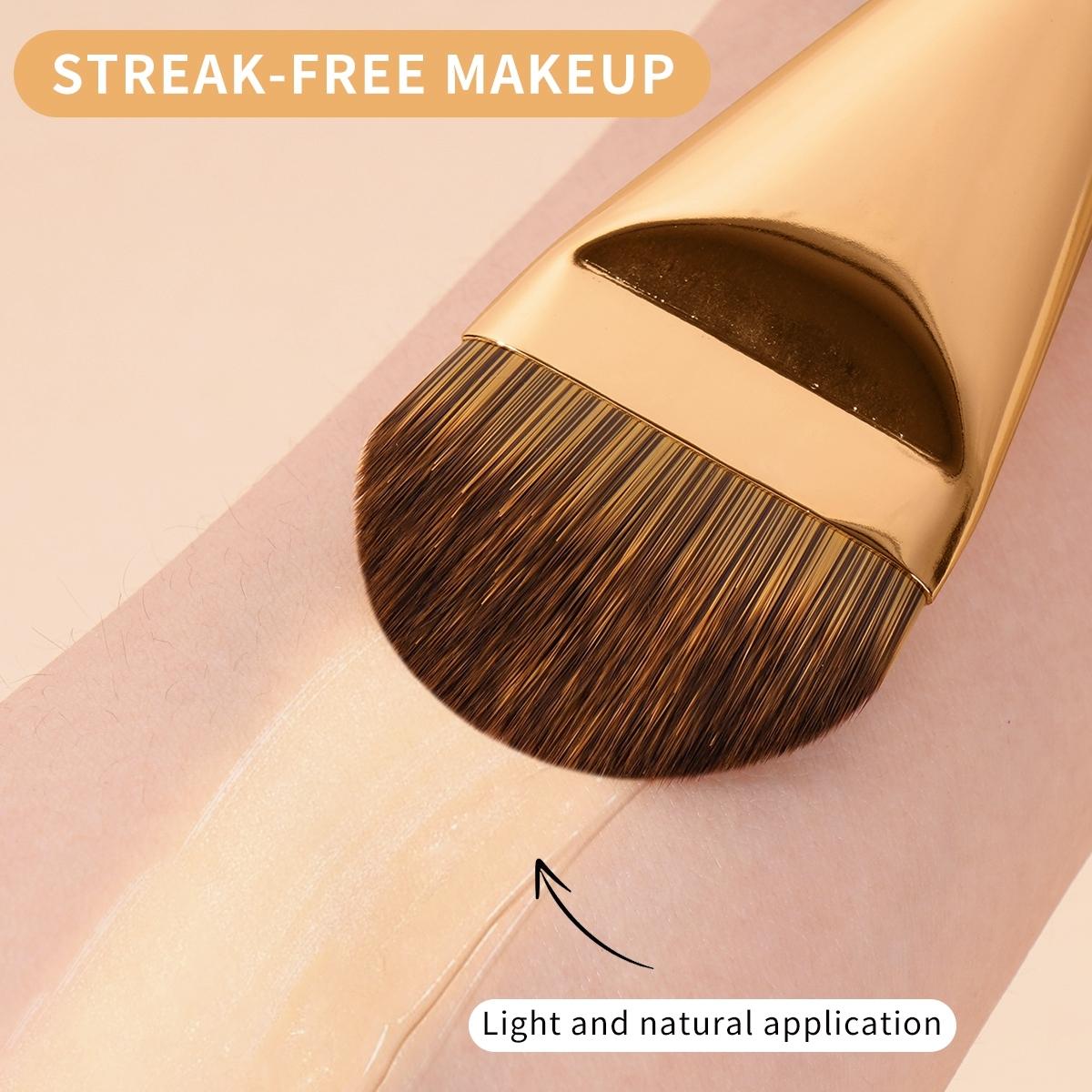 Makeup Brush, Foundation Brush, Contoured Foundation Brush, Mask Brush, Makeup Accessories, Professional Makeup Tool for Women & Girls