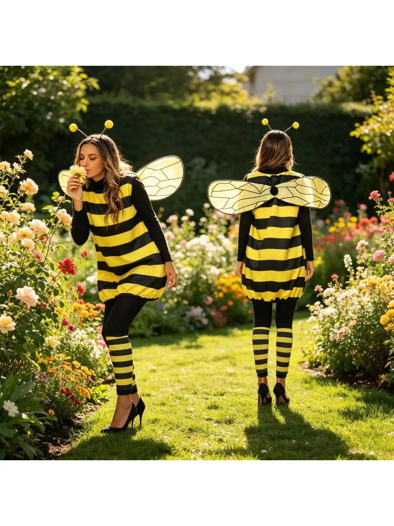 Costumes and Props Adult Festive Bee Costume Stage Performance Outfit for Party Masquerade and Festival Celebrations