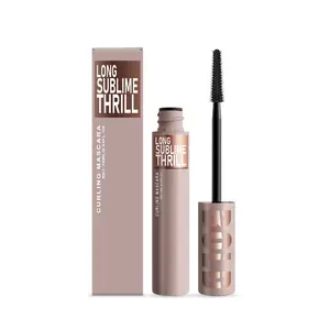 Curling Mascara | Beeswax Panthenol Long Lasting Mascara, Gentle for Sensitive Eyes, Lengthening & No Smudge