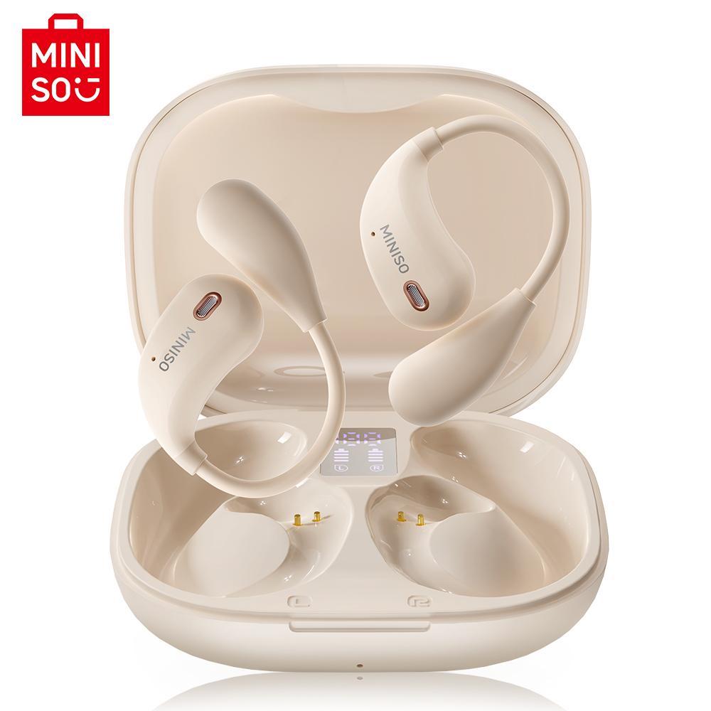 MINISO X33 Translation Wireless Earbuds, Open-Ear BT 6.0 Headset, Supports 134 Languages, Real-time Translation Headset (App Required), Gaming BT Earphones with Hi-Fi Sound, Compatible with Android & iOS, True Wireless Earbuds MINISO X33 Translation Wireless Earbuds, Open-Ear BT 6.0 Headset, Supports 134 Languages, Real-time Translation Headset (App Required), Gaming BT Earphones with Hi-Fi Sound, Compatible with Android & iOS, True Wireless Earbuds