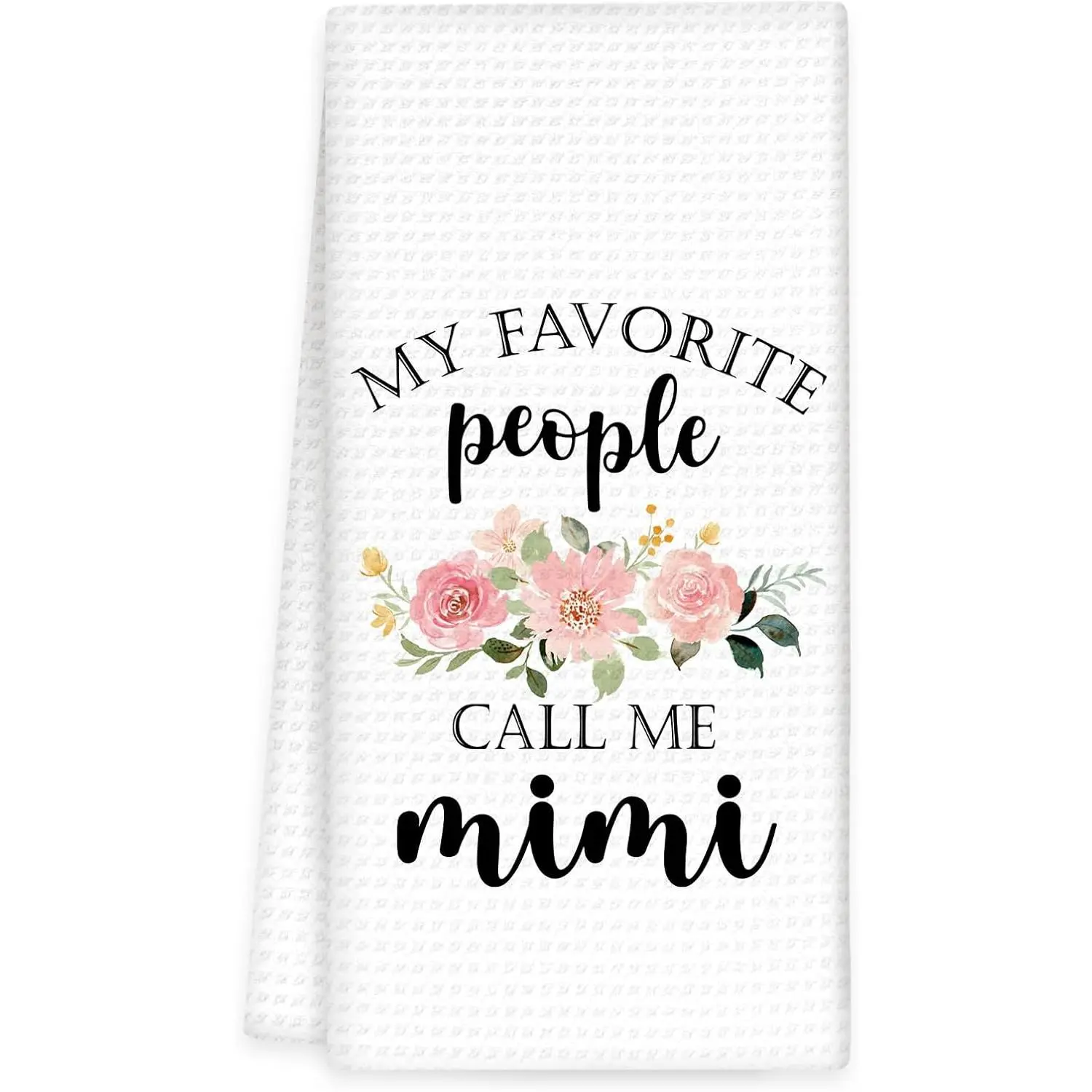 Mimi Gifts Kitchen Towels, Gifts for  Day Mimis Hand Towels, My Favorite People Call Me Mimi Dish  Towel for Kitchen Decor, Mimis Grandma  from Grandkids Bathroom Decor, 16x24In