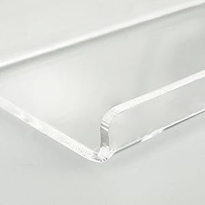 12 Pack Clear Vinyl Record Holder Wall Mount, Invisible Floating Acrylic Album Record Holder for Displaying Daily LP, CD Listening