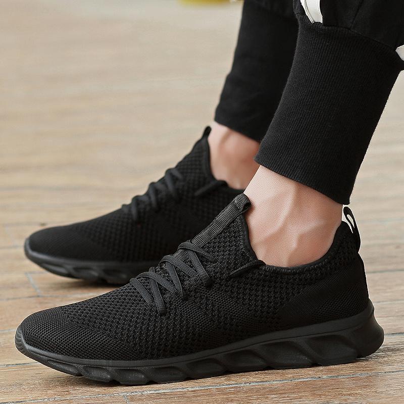 Casual Running Sport Shoes For Men's Outdoor Mesh Light Weight Breathable Athletic Fashion Sneakers Non Slip Walking Gym Shoes SpringStatements