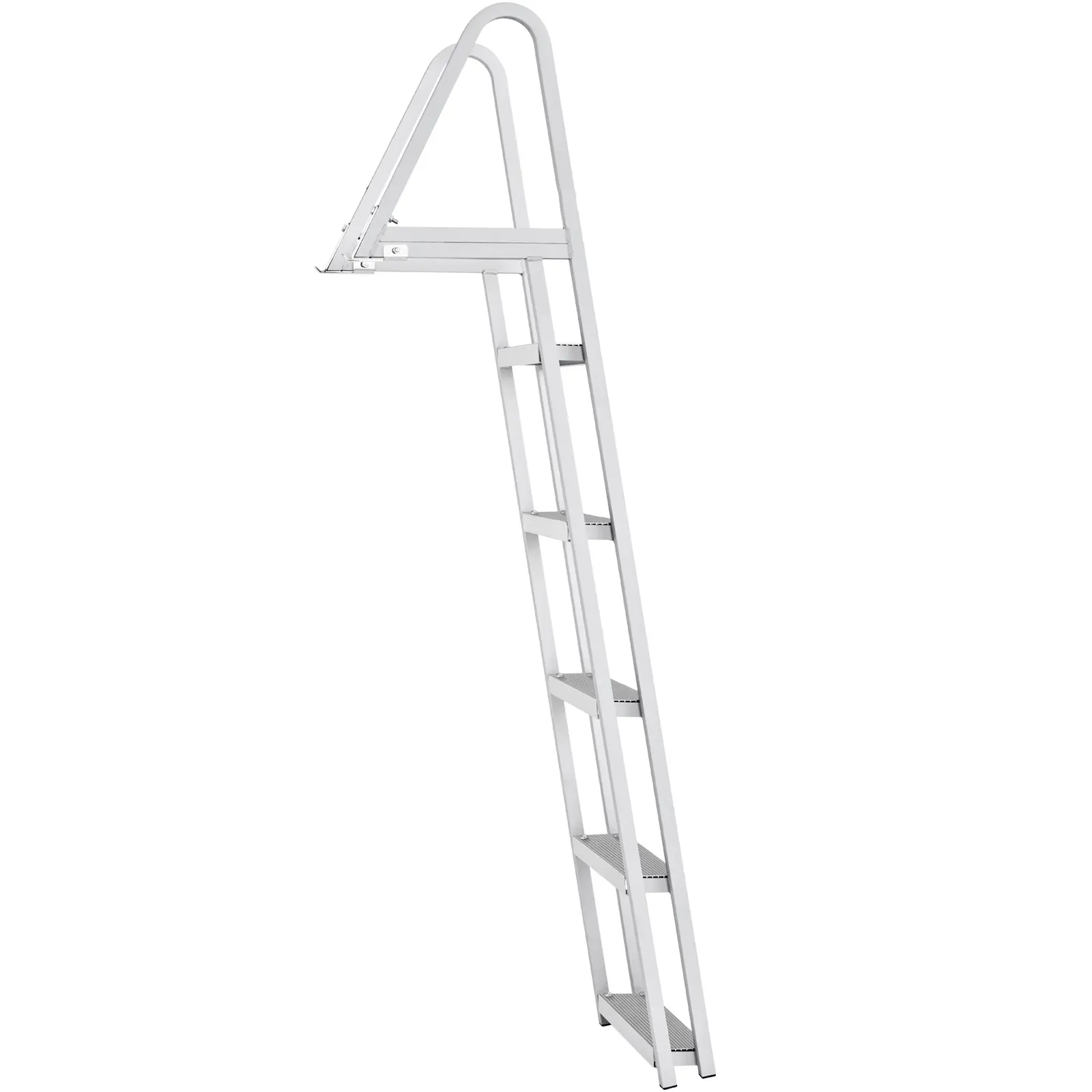 Removable Dock Ladder 5 Steps, 350 lbs Maximum Load Capacity of Steps, Fast to Detach