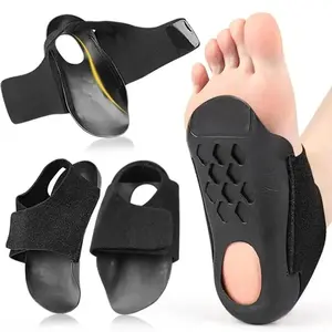 Orthotic Gel Insoles Arch Support Inserts for Plantar Fasciitis Flat Feet Pain Relief Cushioned Shoe Insoles Shock Absorbing Comfort Inserts for Running Walking Sneakers Athletic Shoes Work Boots Daily Wear Foot Support for Men and Women
