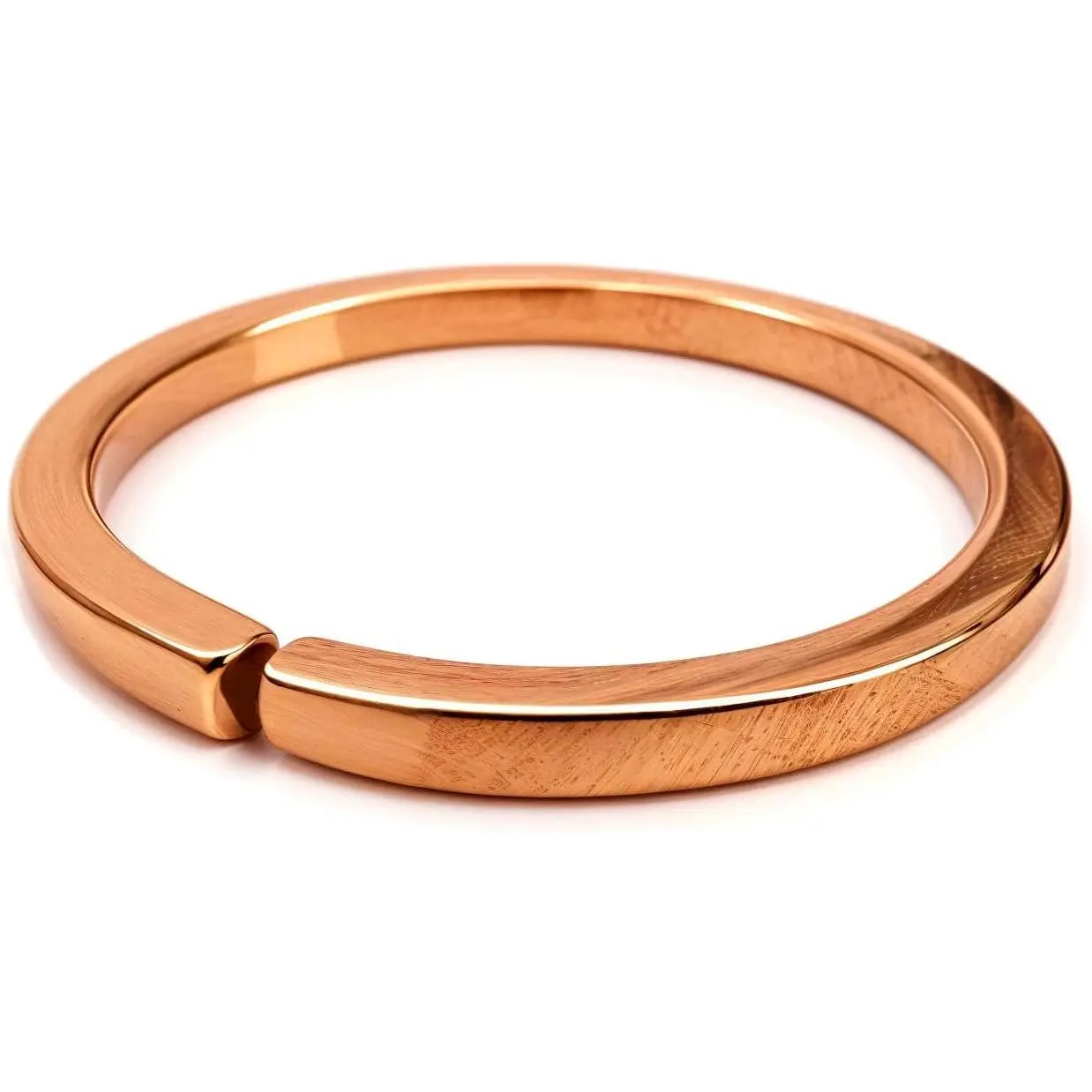 heavy pure copper bracelet cuff kada bangle for women men