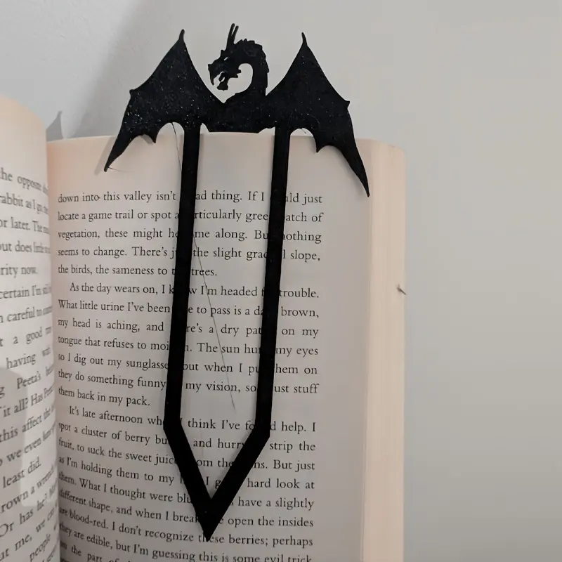 5PCS Dragon-shaped Bookmarks-creative Bookmarks Suitable for Grotesque Personality, Reading Time Enhancer, Book Page Markers, Halloween Bookmarks, Printed Bookmarks, Weird Atmosphere Design, Durable Bookmark Materials