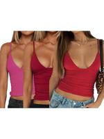 Red*1 pc+Burgundy*1 pc+Hot Pink*1 pc