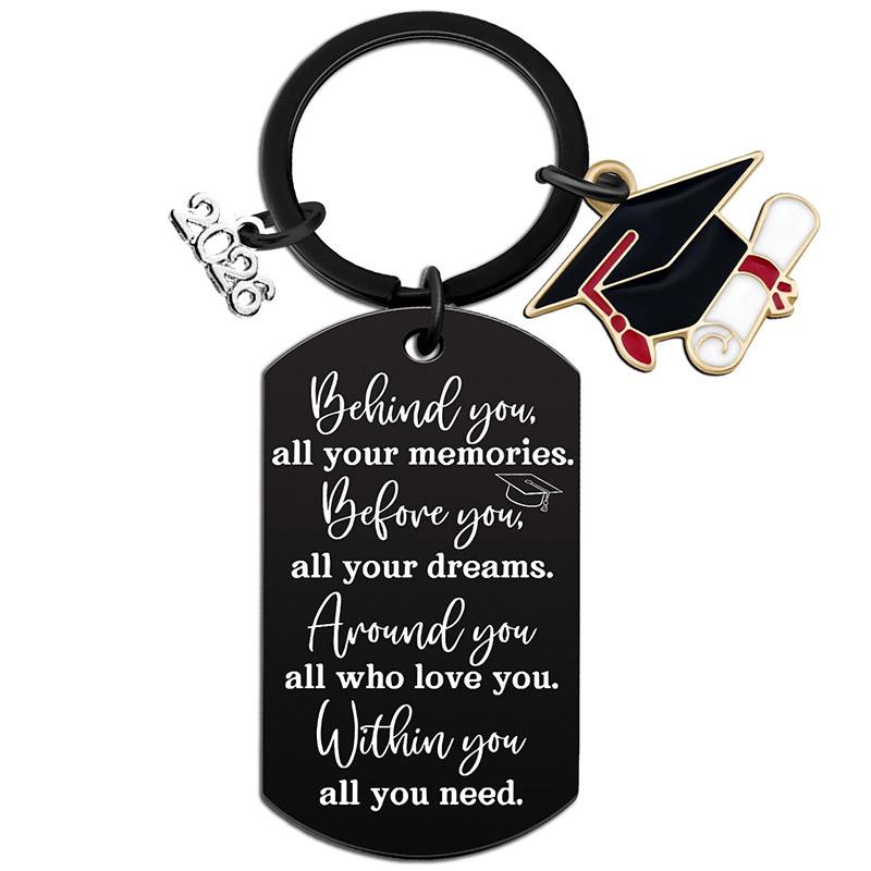 2026 Inspirational Graduation Keychain Gift